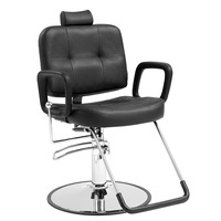 Salon Chair, Hydraulic Recliner Barber Chair for Hair Stylist, 360 Degrees Swivel 90°-125° Reclining Salon Chair for Beauty Spa Shampoo, Max Load Weight 330 lbs,