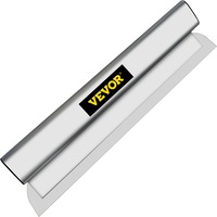 Skimming Blade,24 inch Smoothing Knife, European Stainless Steel Construction Knife, Aluminum Blade Profile Smoothing Knockdown Spatula for