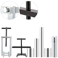 Turbine Shaft, 6pcs Pump Stator Seal Ring Tools, Spring Compressor, Pump Puller Kit, Bushing Sizer Rotor Aligner, Pump Stator Seal Ring and Re-Sizer Kit for Thm700-R4 (Md8), 4L60, 4L60E,