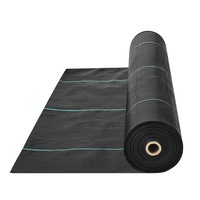 Weed Barrier Landscape Fabric, 6.5*330FT Heavy Duty Garden Weed Fabric, Woven PP Weed Control Fabric, Driveway Fabric, Geotextile Fabric for Landscaping, Ground Cover, Weed Blocker Weed