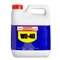 WD40 Multipurpose Lubricant 4Ltr Bulk WD40 Degreaser Stop Squeaks Rust 4L6402861