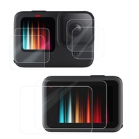 Go Pro Hero 12 3in1 Tempered Glass Lens Screen Protector