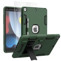 Heavy Duty Shockproof Case + Screen Protector iPad 8th Gen
