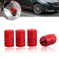 Tire Truck Cover Motorbike Dust Bike Screw 4pcs Red Tyre Valve Caps Stem Wheel