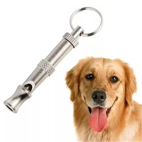 Ultrasonic Supersonic Adjustable Pitch Training Whistle Obedience Pet Dog Puppy