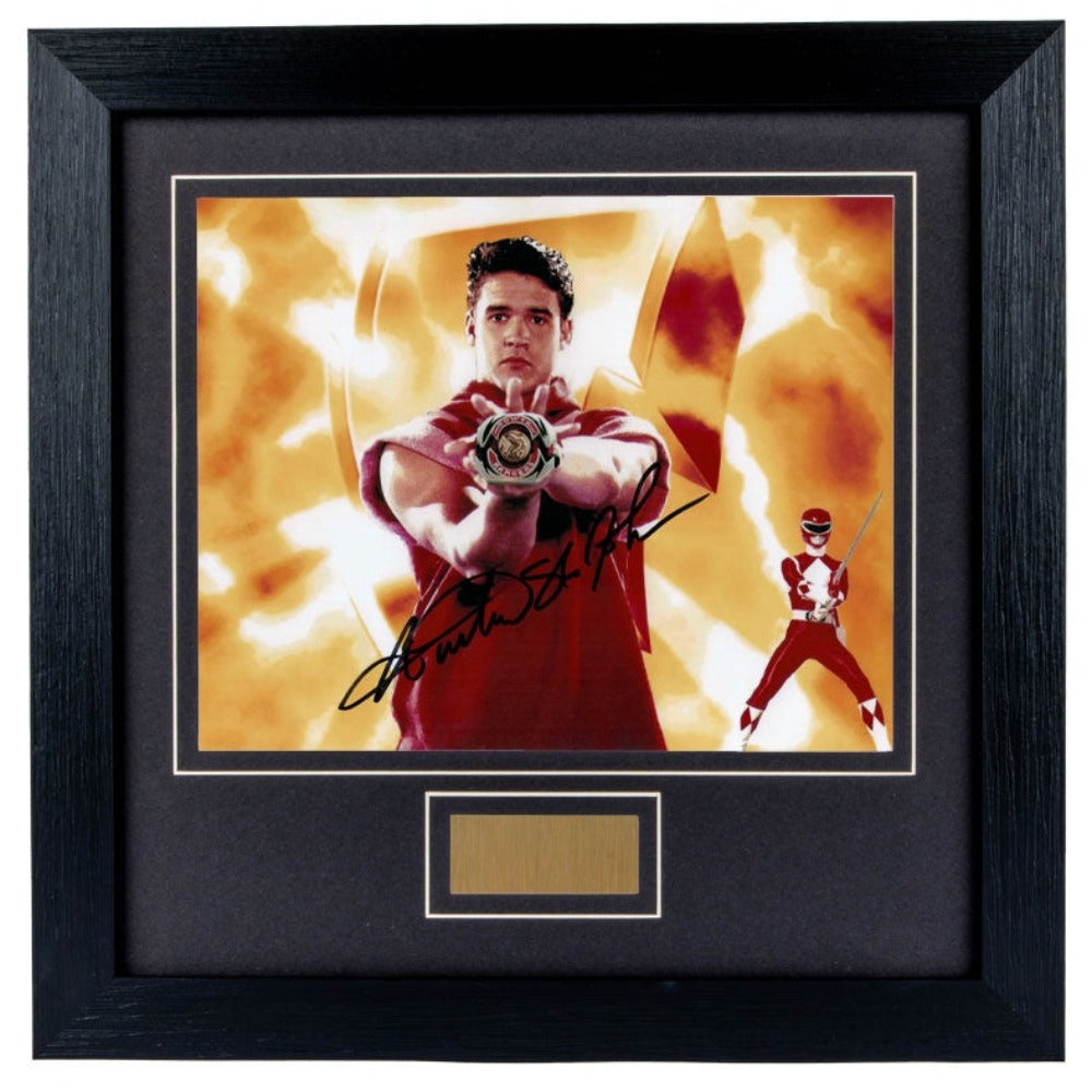 Buy Austin St John Power Rangers Signed Framed Photo 2 - MyDeal Australia