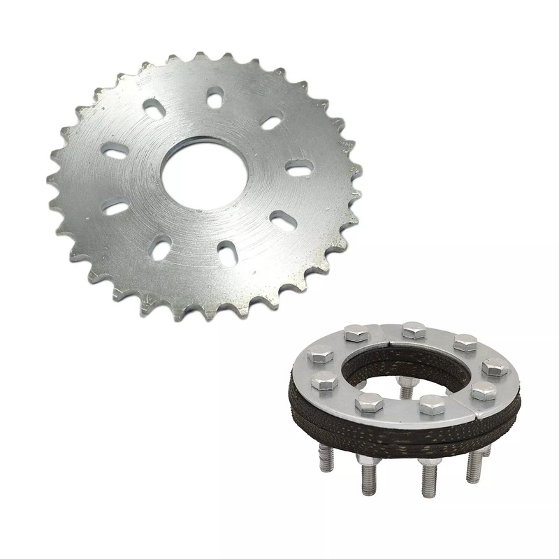 9 Hole 44T Teeth Sprocket W/ Mount Dished 100cc 80cc Motorized GAS ENGINE Bike E - Foto 6