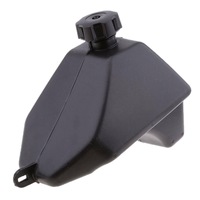 TDR Fuel Tank with Cap for 4 Stroke 50cc 70cc 110cc 125cc ATV Quad Dirt Bikes Black