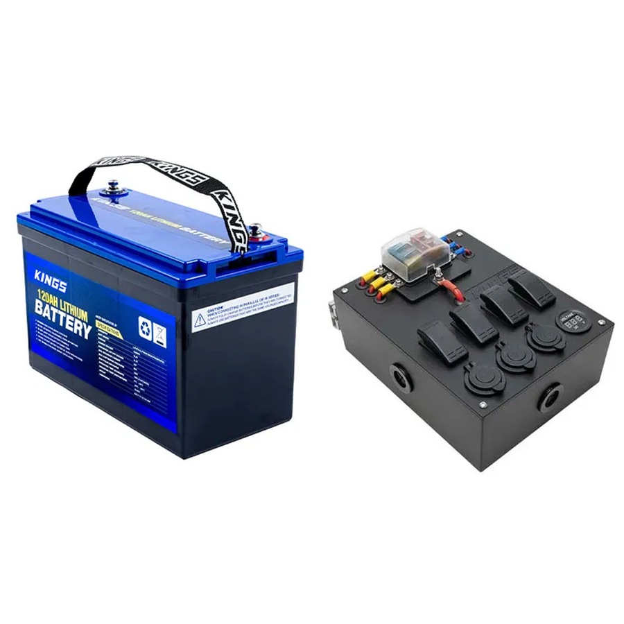 Buy Adventure Kings 120 Ah Lithium Battery Prismatic Cells LiFePO4 ...
