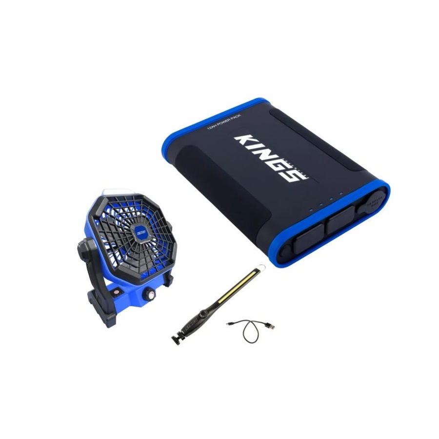 Buy 12AH Lithium Portable Power Pack + 2in1 Lithium Rechargeable LED ...