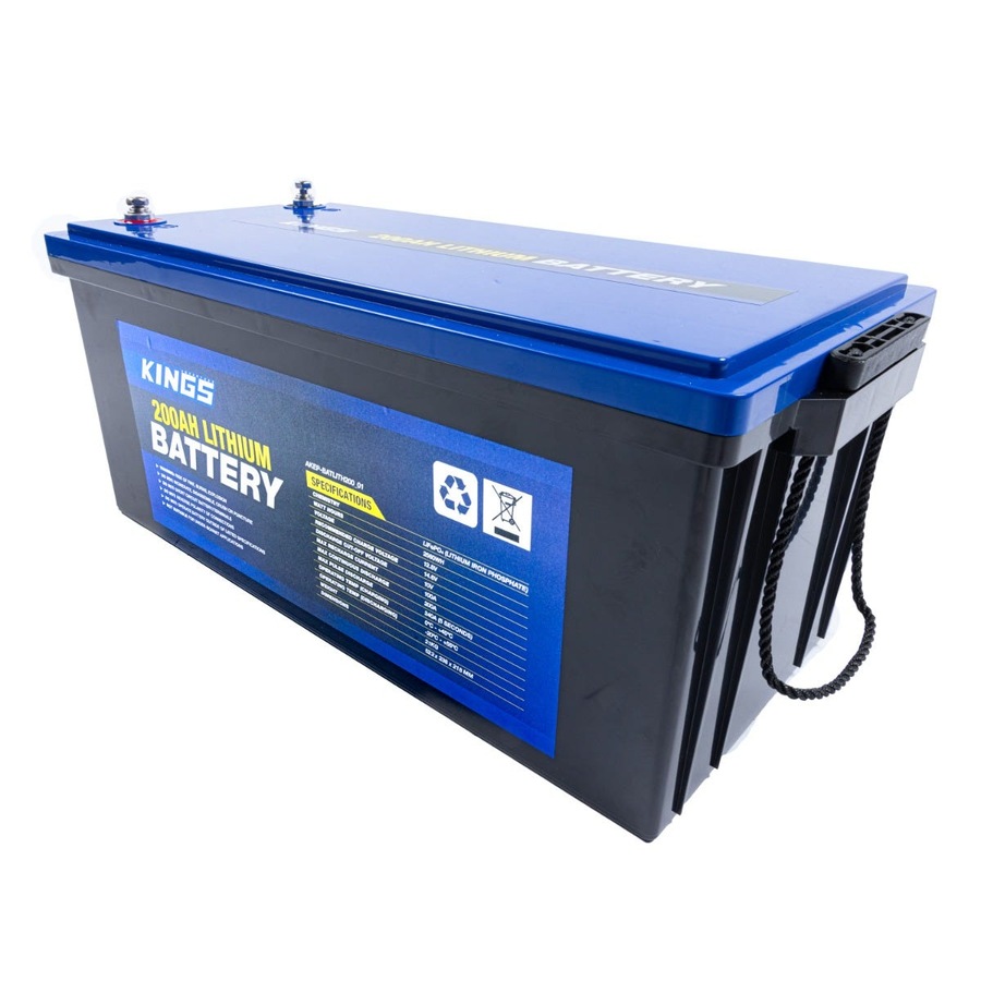 Adventure Kings 200Ah Lithium Battery Prismatic Cell + Solar Extension Lead - 6 Metre