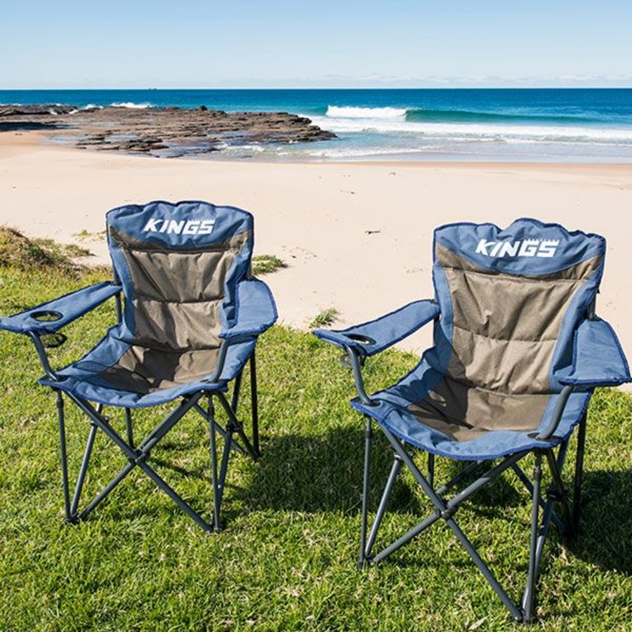 2x Adventure Kings Throne Camping Chair + Half-Length Premium Waterproof Rooftop