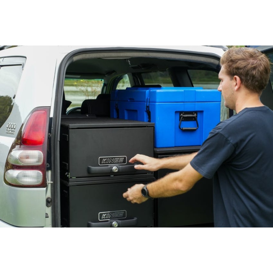 2x Kings 700mm Drawer - Modular Design -Ute Rear Drawer - Heavy Duty Frame