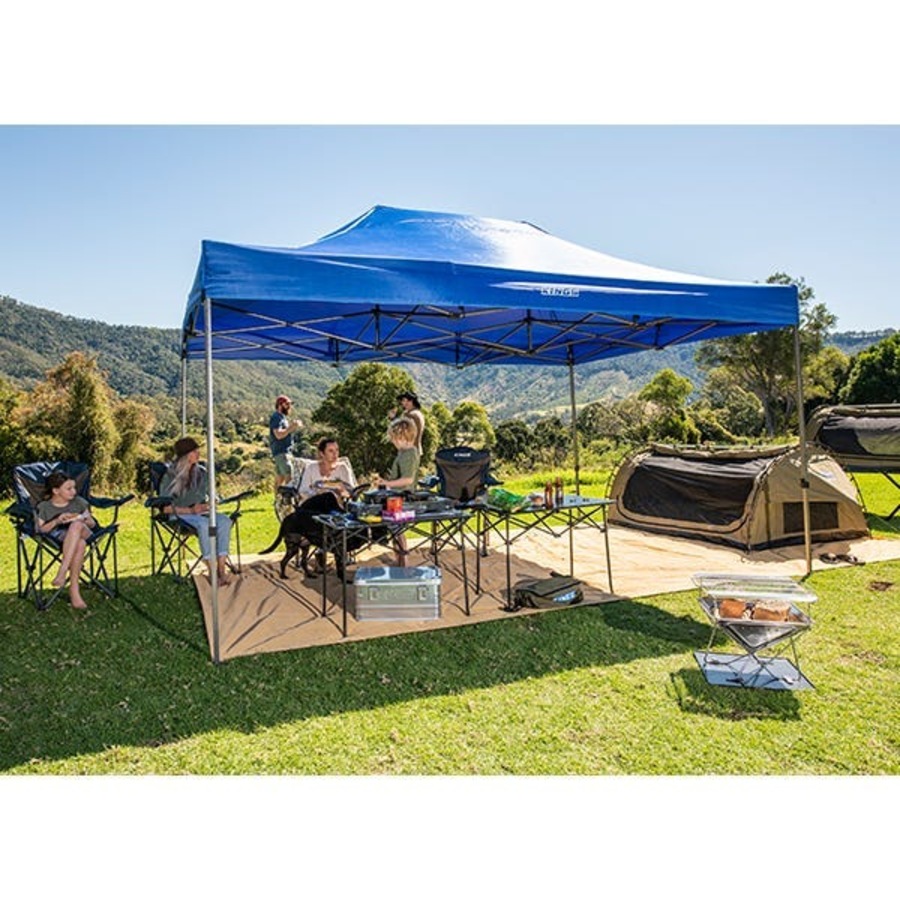 Kings 4.5m x 3m Portable Gazebo + Rechargeable LED Lantern