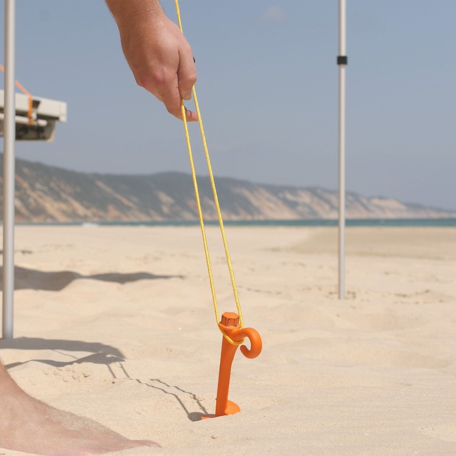 4x Ground Grabba Lite Sand Pegs for Camping awning, swag, tent, tarp or gazebo