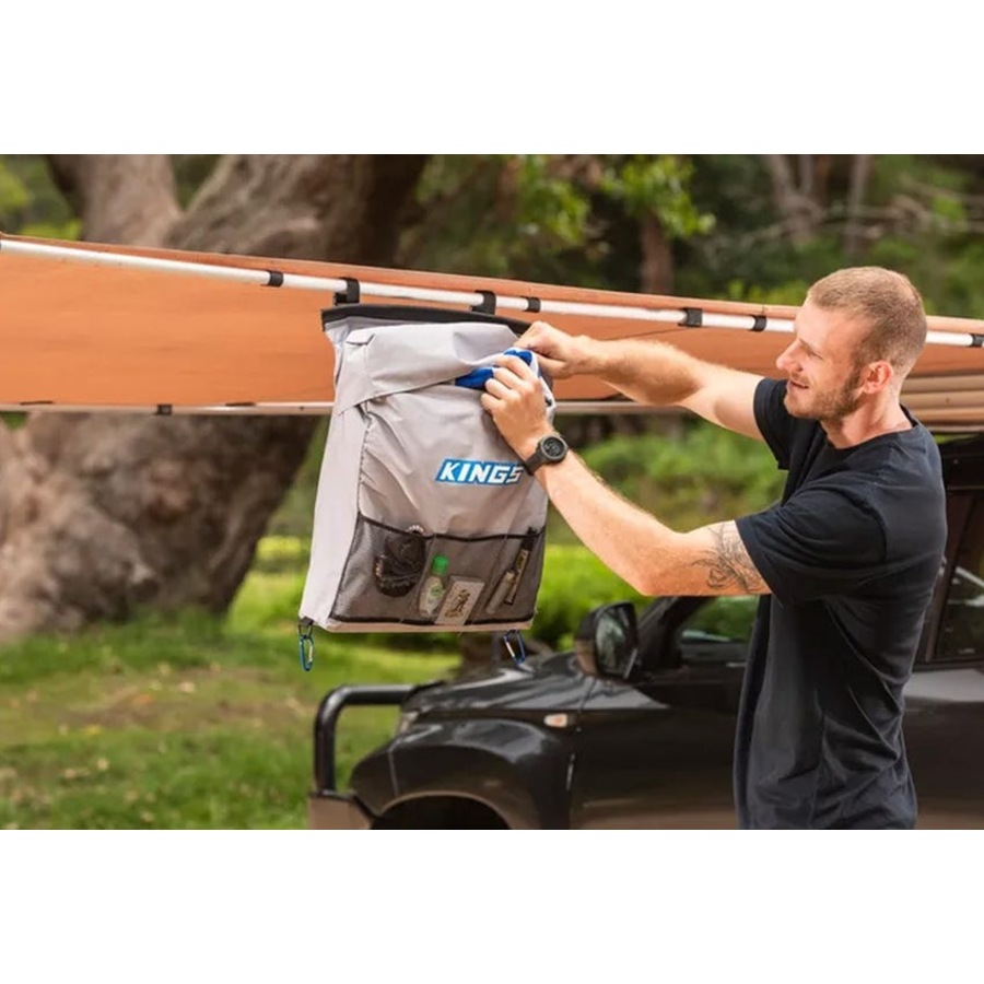 Adventure Kings 2x Universal Storage Bag + 2x Toiletry Canvas Bag 3.3L