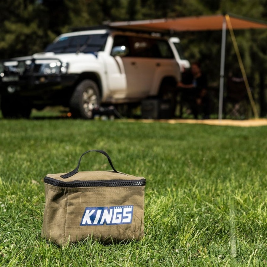 Adventure Kings 2x Universal Storage Bag + 2x Toiletry Canvas Bag 3.3L