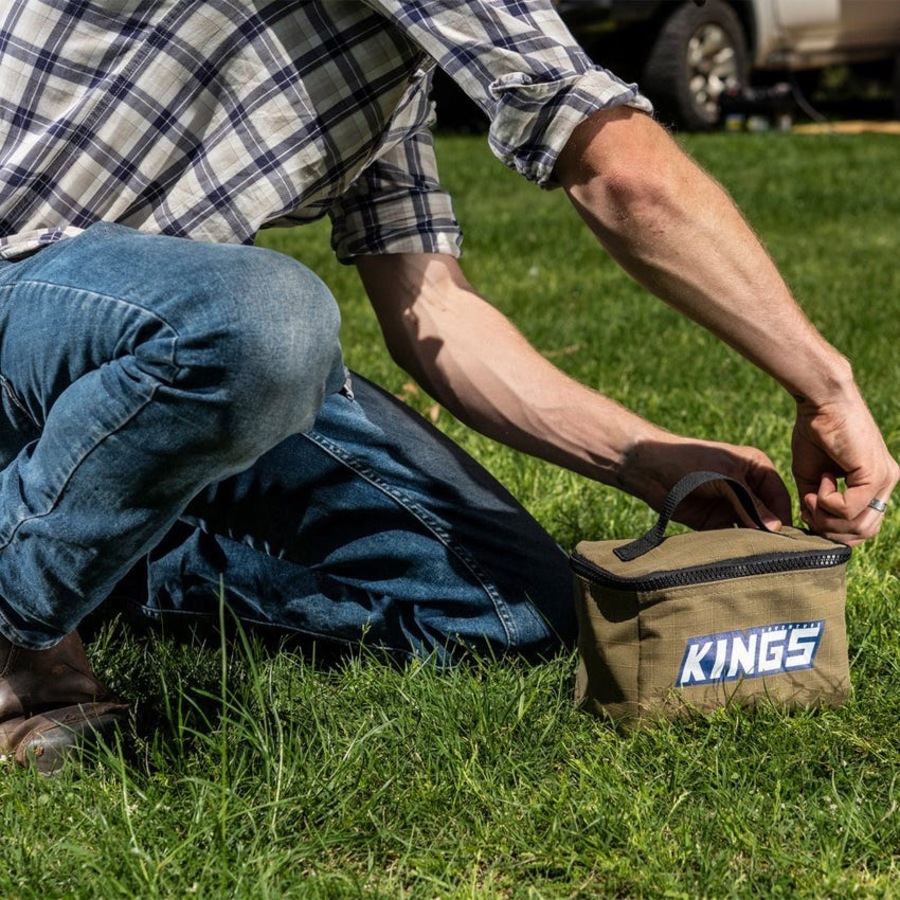 Adventure Kings 2x Universal Storage Bag + 2x Toiletry Canvas Bag 3.3L