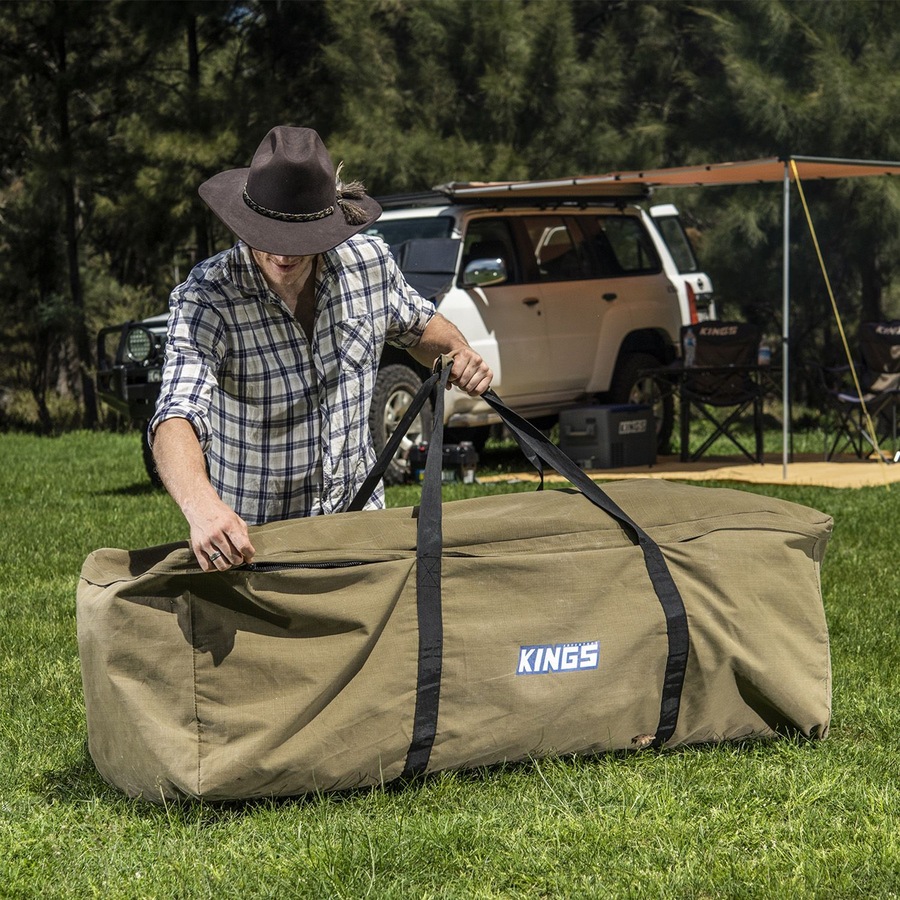 Adventure Kings 4WD Swag Bag + Doona/Pillow Canvas Bag Storage 400GSM Waterproof