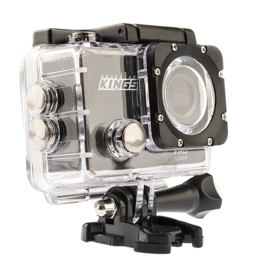 Adventure Kings 1080P Full HD Action Camera Waterproof 30m 12MP 2inch LCD Screen