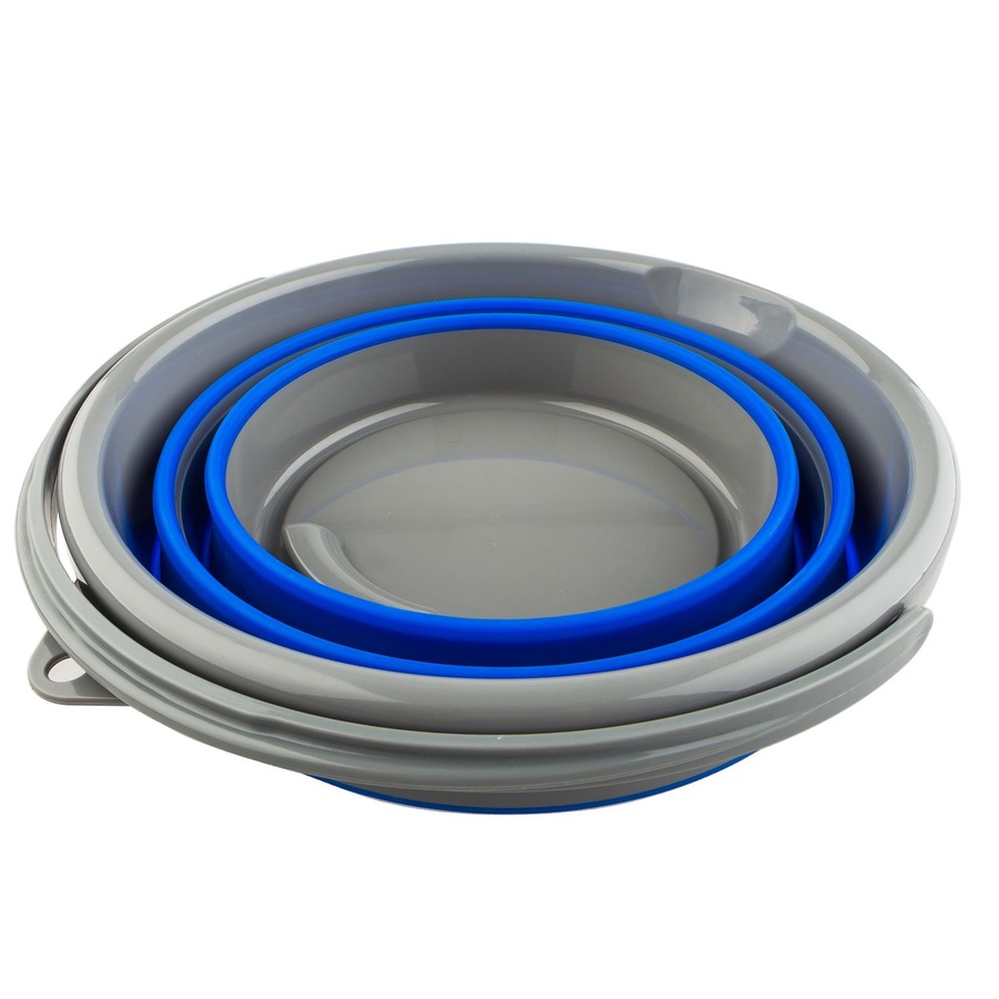 Adventure Kings Camping Clothesline 6 Lines + Collapsible 10L Bucket Compact