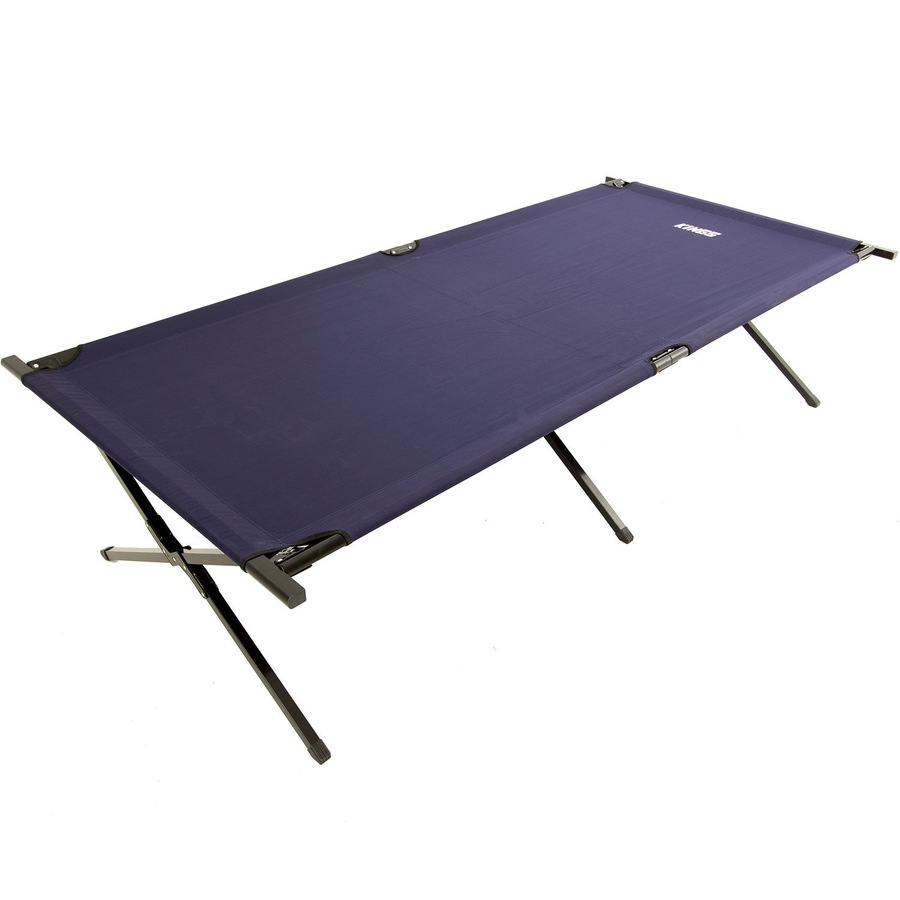 Adventure Kings Camping Stretcher Bed 1m Wide + Doona/Pillow 400GSM Canvas Bag