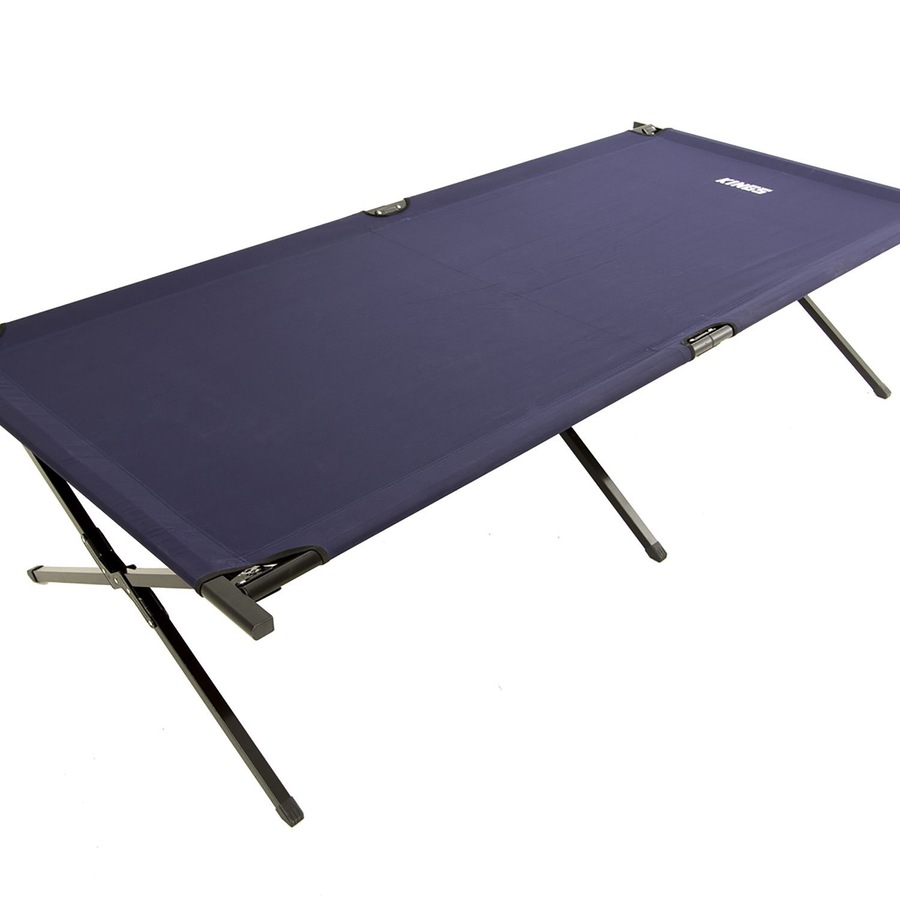 Adventure Kings Camping Stretcher Bed 1m Wide + Doona/Pillow 400GSM Canvas Bag