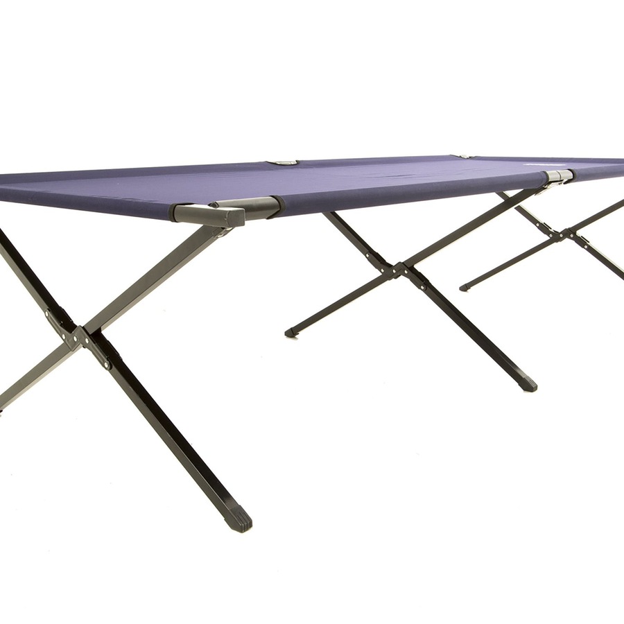 Adventure Kings Camping Stretcher Bed 1m Wide + Doona/Pillow 400GSM Canvas Bag