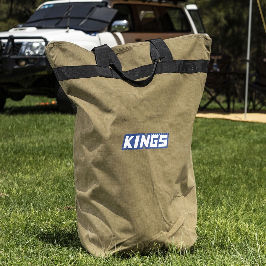 Adventure Kings Car Awning 2x3m Camping 4WD bundle with Doona Pillow Canvas Bag