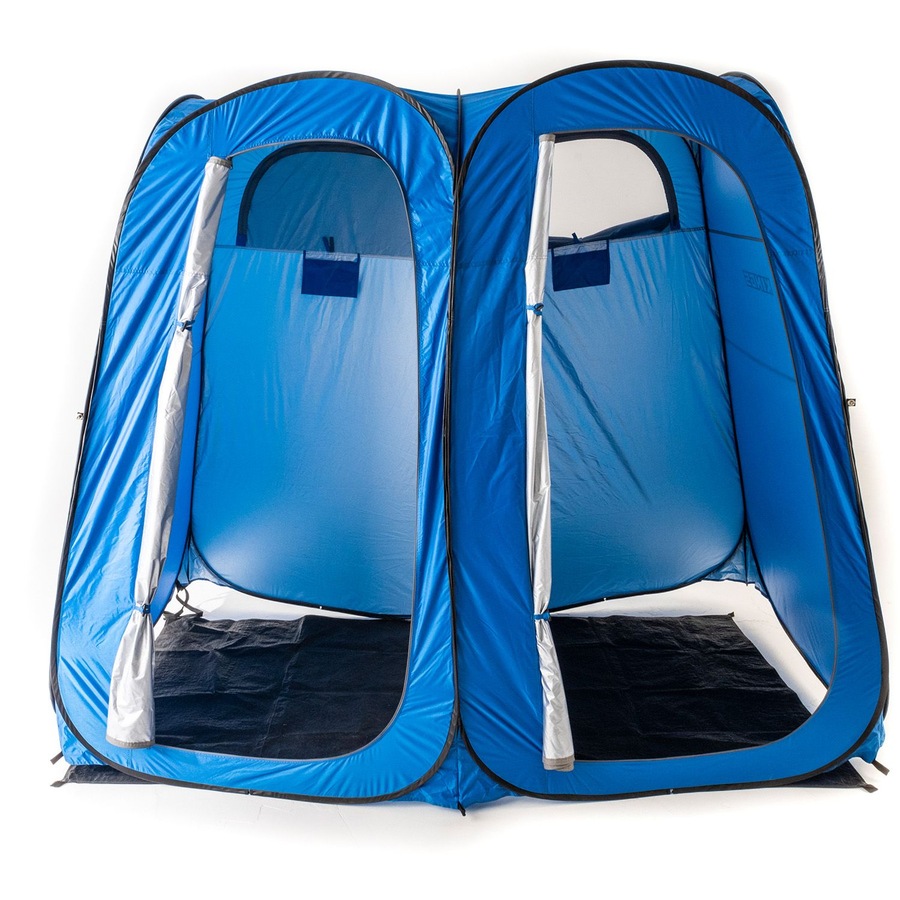 Adventure Kings Double Ensuite Shower Tent + Illuminator LED Head Torch Camping