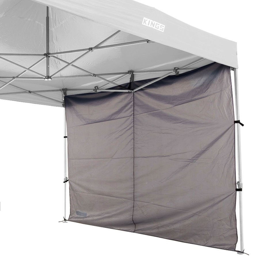 Adventure Kings Gazebo 3mx3m + 2x Gazebo Side Wall + 2in1 Camping LED Light Fan