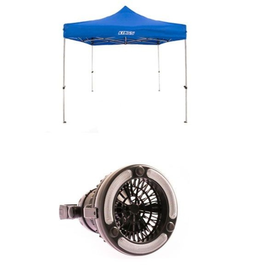 Buy Adventure Kings Outdoor Gazebo 3m x 3m + Portable Camping 2in1 LED ...