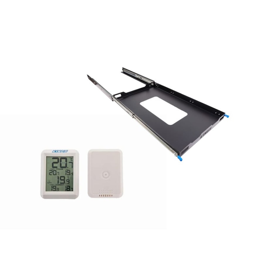 Adventure Kings Kings 100L Fridge Slide + Wireless Camping Fridge Thermometer