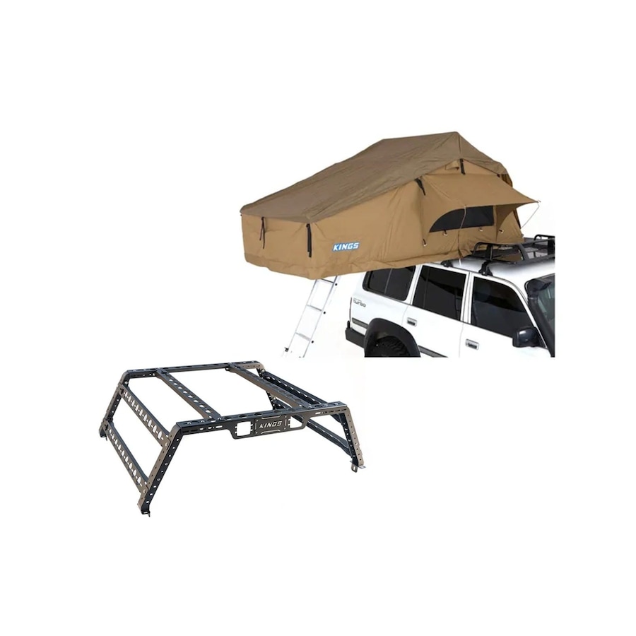 4wd Tub Rack Buy Adventure Kings Tourer Roof Top Tent + Universal Ute Tub Rack ...