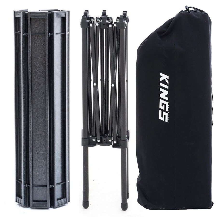 Adventure Kings Aluminium Roll-Up Portable Camping Table + Bluetooth speaker