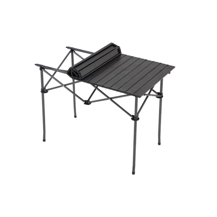 Aluminium Roll Up Camping Table + Camping Kettle + COOK POT SET + Picnic Set - 37 Piece