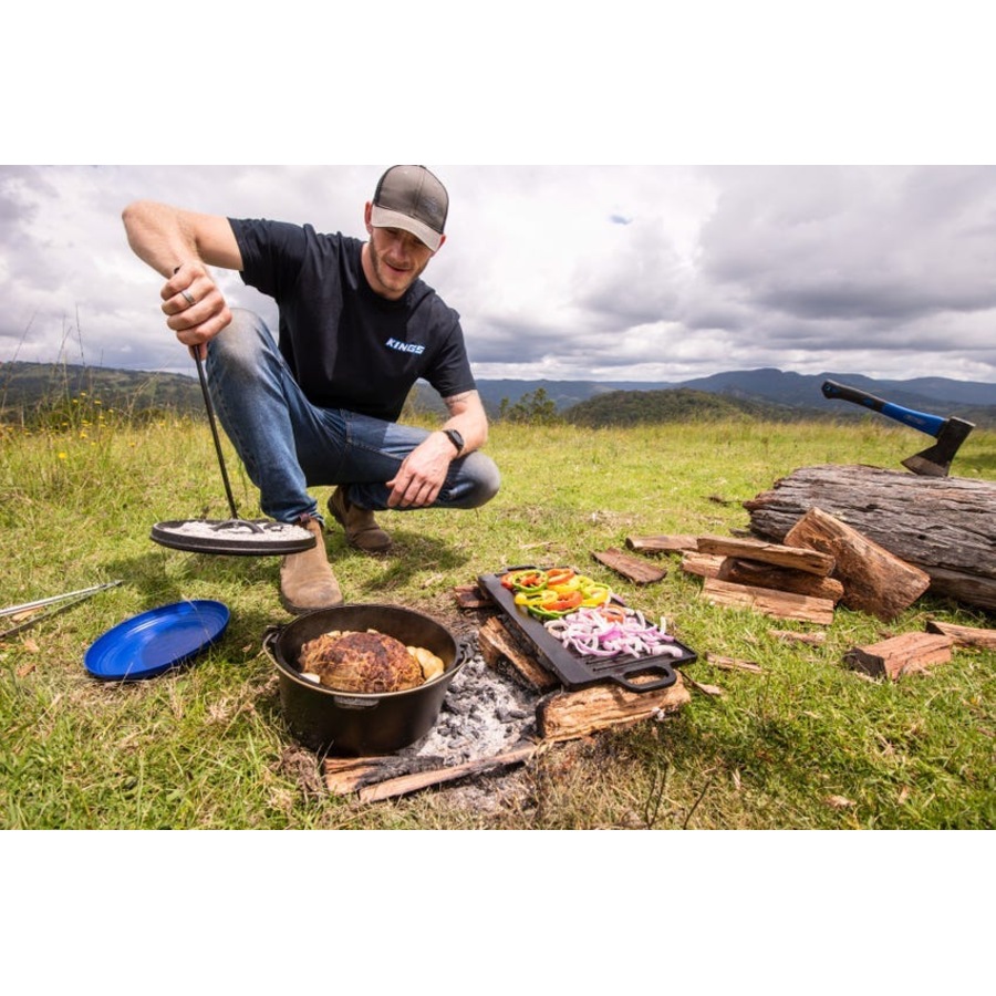 Aluminium Roll Up Camping Table + Camping Kettle + COOK POT SET + Picnic Set - 37 Piece