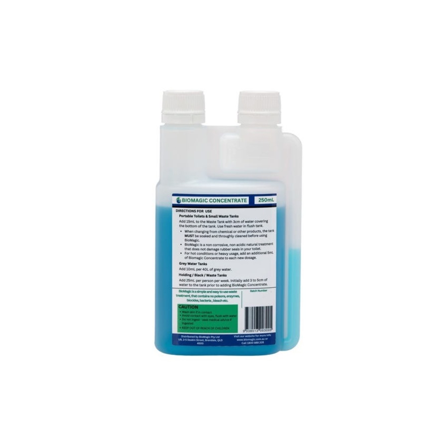BioMagic All Waste Tanks Concentrate 250ml -Camping Toilet Treatments