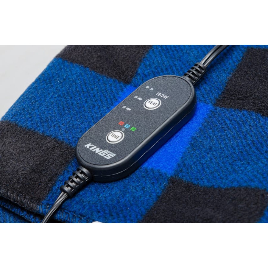 Kings 12ah Portable Lithium Power Pack + 12V Camping Electric Blanket Washable