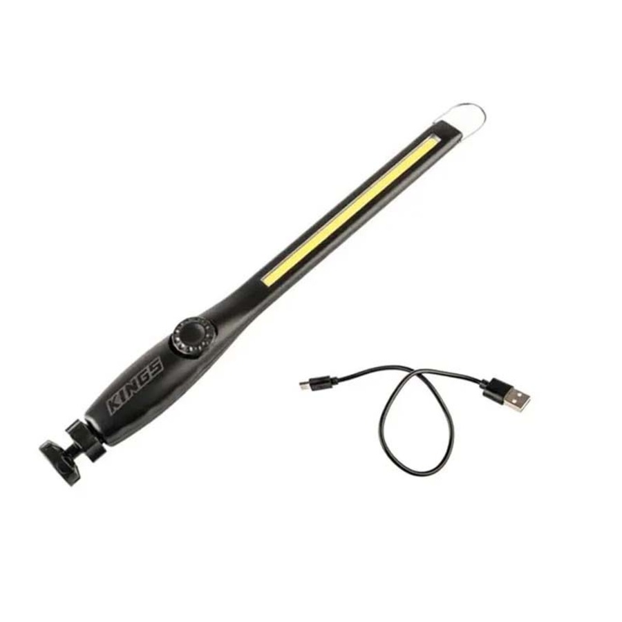 Kings 12V 100Ah Lithium Battery LiFePO4 + Rechargeable LED Work light