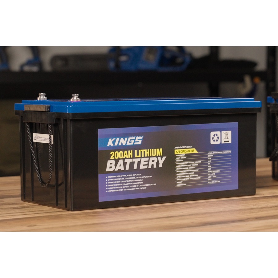 Kings 200Ah Lithium Battery 12V LiFePO4 Prismatic Cell Quality integrated BMS