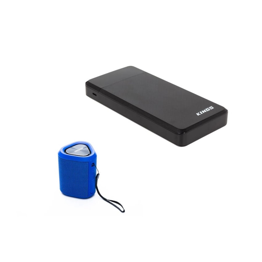 Kings 20,000 mAH Lithium Portable Power Bank + Bluetooth Speaker