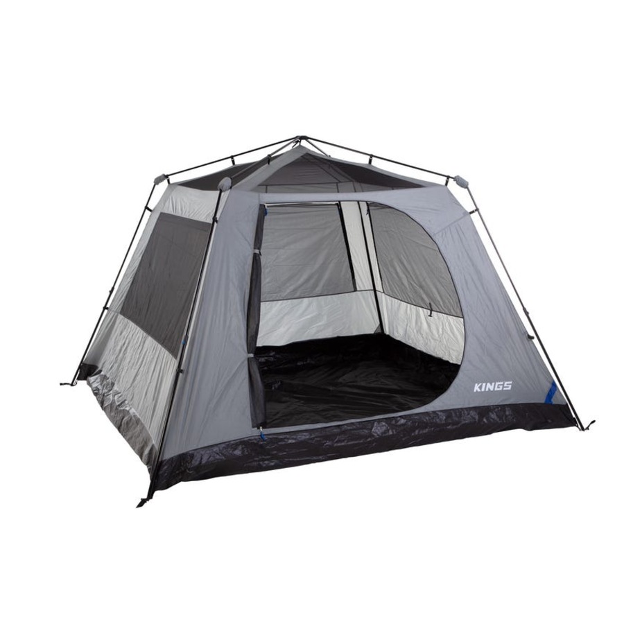 Kings 4-6 Person Tent Waterproof polyester quick set up+ Strip Light