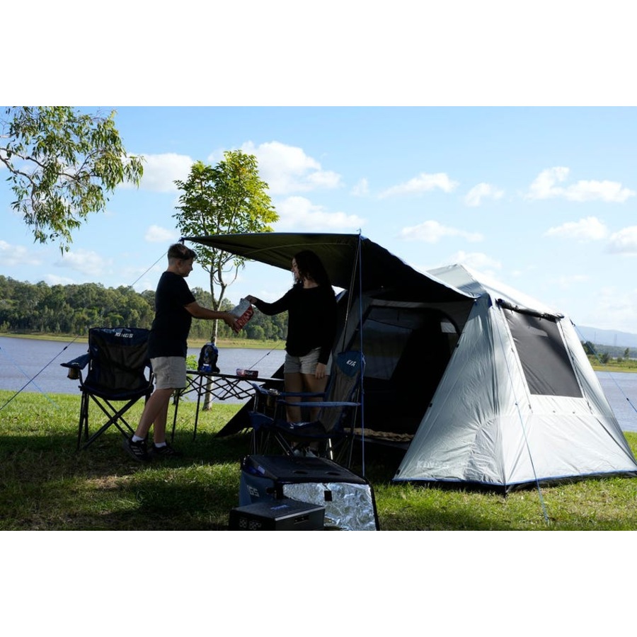 Kings 4-6 Person Tent Waterproof polyester quick set up+ Strip Light