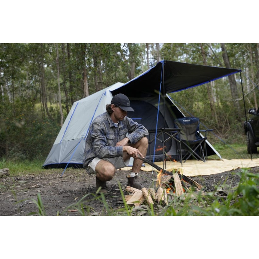 Kings 4-6 Person Tent Waterproof polyester quick set up+ Strip Light