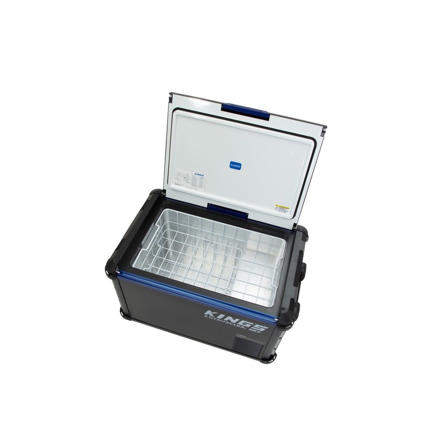 Kings 45L Stayzcool MKII Fridge/Freezer - Genuine AC/DC Compressor Technology - Fits 72 Cans