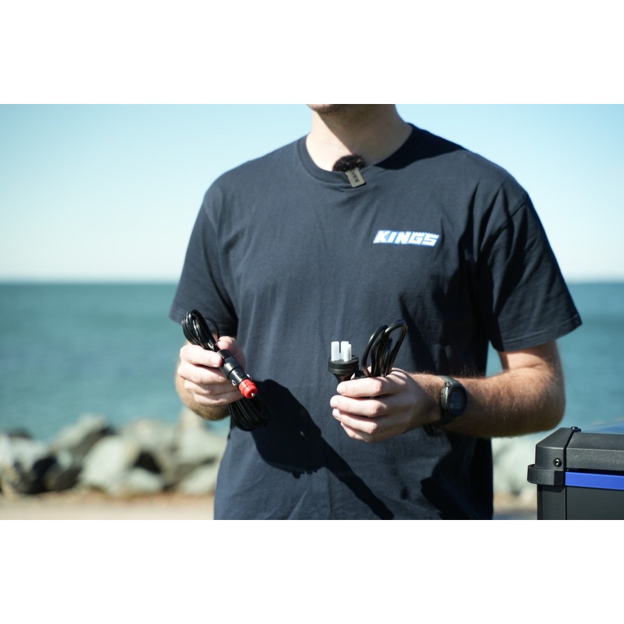 Kings 45L Stayzcool MKII Fridge/Freezer - Genuine AC/DC Compressor Technology - Fits 72 Cans