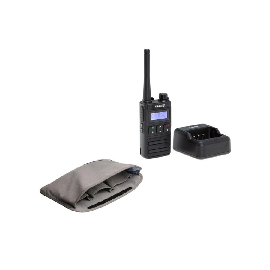 Kings 5W Portable Handheld UHF 80 Channel + Dash Organiser