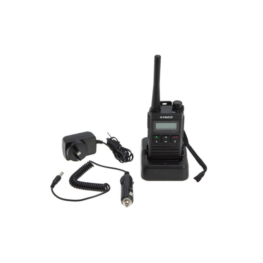 Kings 5W Portable Handheld UHF 80 Channel + Dash Organiser