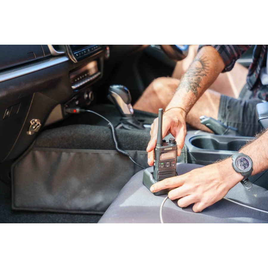 Kings 5W Portable Handheld UHF 80 Channel + Dash Organiser